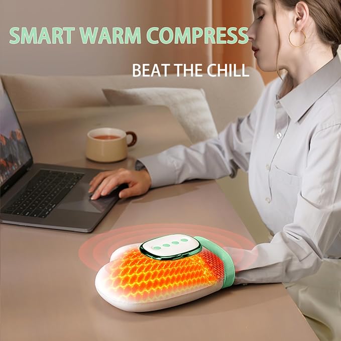 Hand Massager with Heat,360°Airbag Compression for Wrist & Fingers,3 Modes 3 Intensities,Hand Massagers for Arthritis and Carpal Tunnel & Pain Relief,Gifts for Men,Women - Image 7