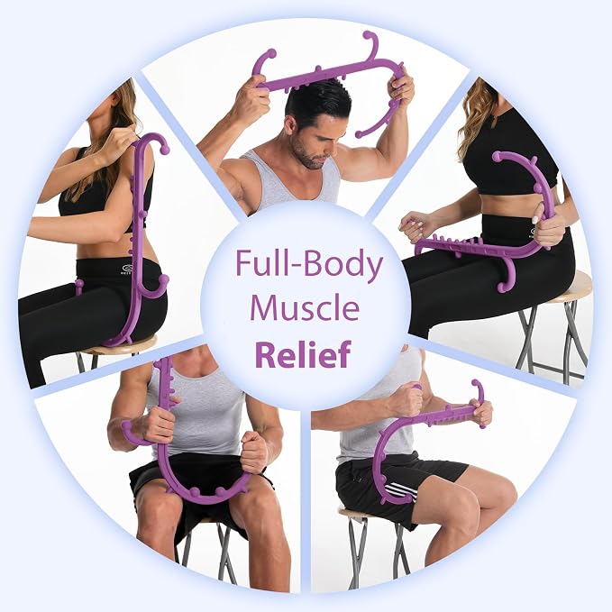 Ranarose Deep Tissue Back & Neck Massager for Body Muscle Pain Relief - Image 5
