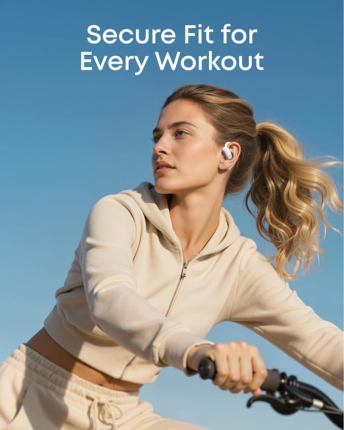 Soundcore AeroFit 2 by Anker Open Ear Earbuds, Open Ear Headphones, Earbuds | Real-Time Translation, 4 Adjustable Positions, 42H Playtime, Rich Bass, Hi-Res, IP55, AI Clear Calls, Wireless Charging - Image 5