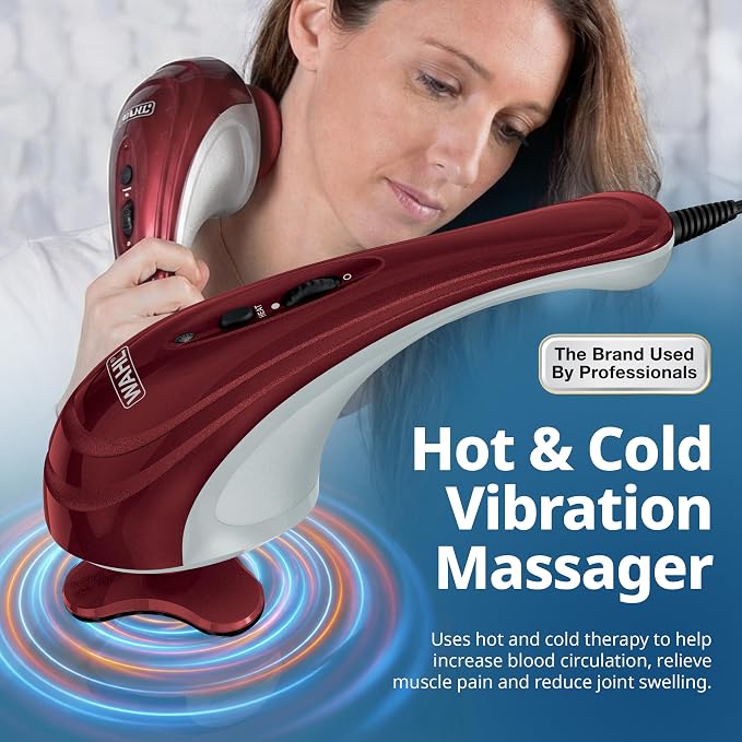 Wahl Hot Cold Therapeutic Light Vibratory Corded Massager for Pain Relief - Image 2