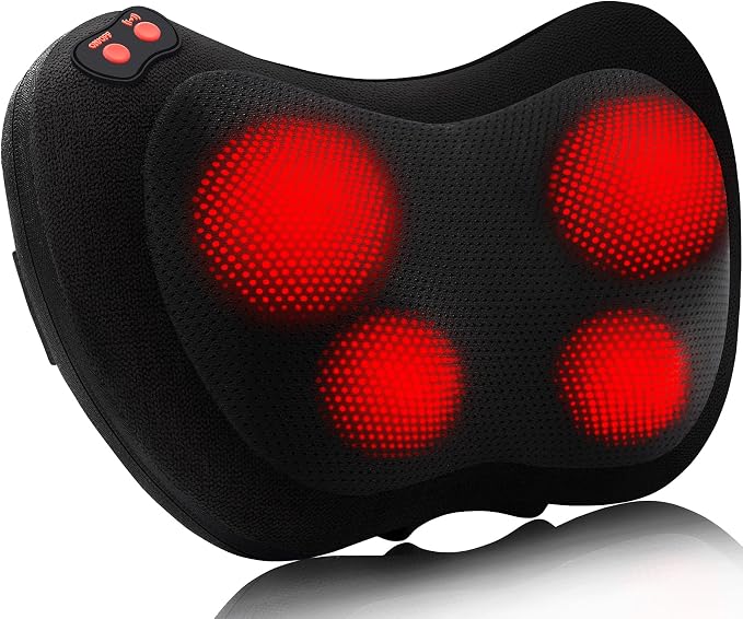 Papillon Back Massager with Heat,Shiatsu Pillow for Body Pain Relief by Papillon