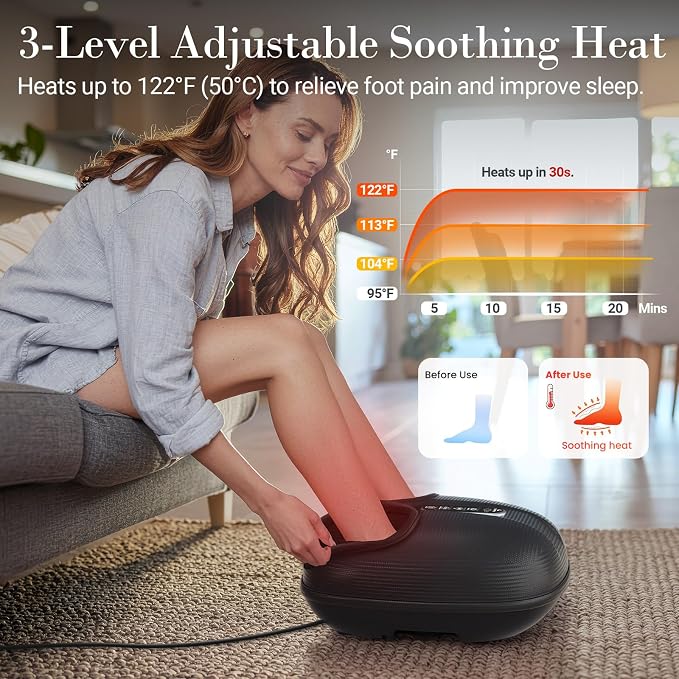 CuPiLo Foot Massager with Heat for Plantar Fasciitis, FSA Eligible HSA - Image 4