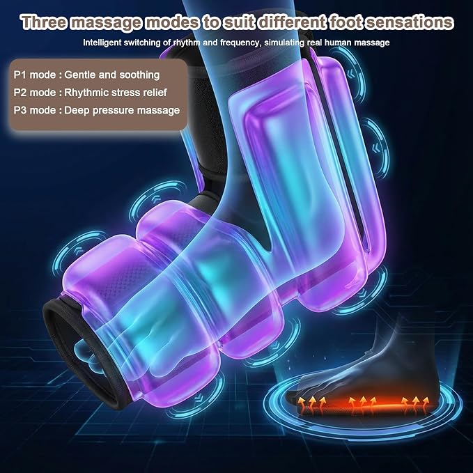 Heated Cordless Foot Massager for Plantar Pain Relief & Swelling for Ankle, Feet and Blood Circulation, Perfect Gifts for Men Women, Dad Mom (Birthday, Holiday) - Image 4