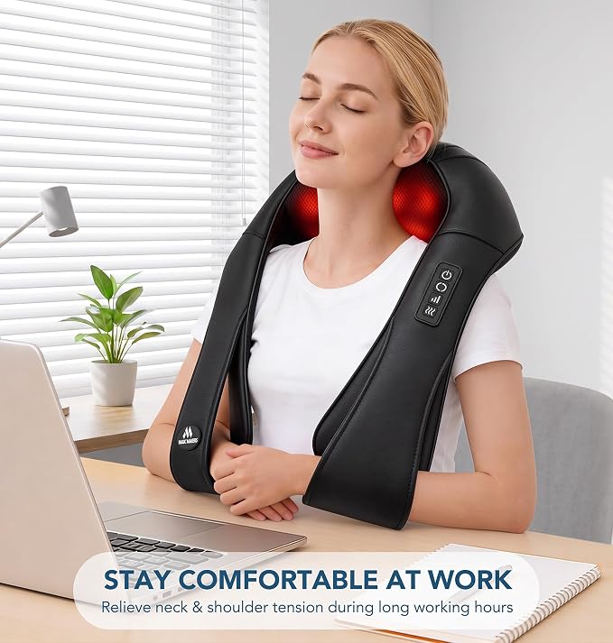 Neck Massager for Pain Relief Deep Tissue with Heat, Gifts for Women Men - Image 4