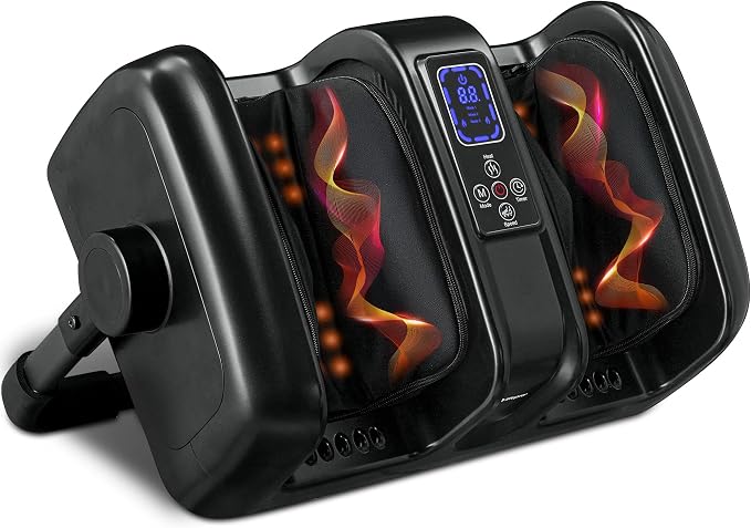 LifePro SoleSerene Foot Massager Shiatsu Heated Feet Massage Machine Device by Lifepro