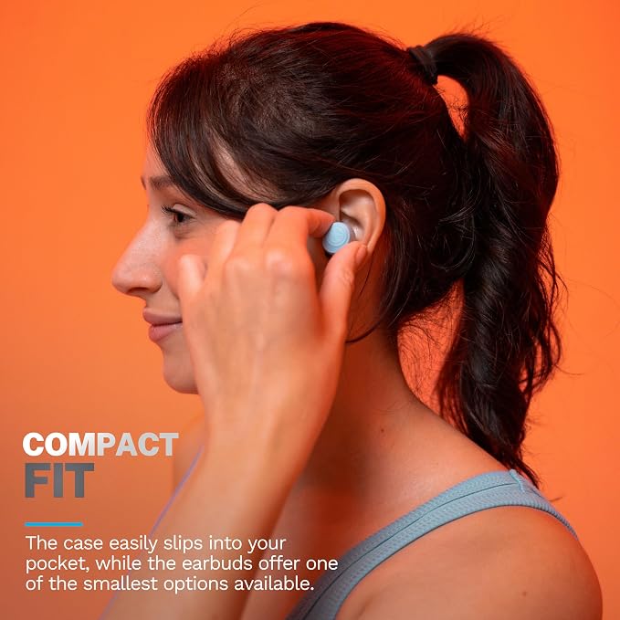 JLab Go Air Pop+, True Wireless Earbuds, Bluetooth Earbuds with Microphone, Dual Connect, EQ3 Sound, Light Blue - Image 6