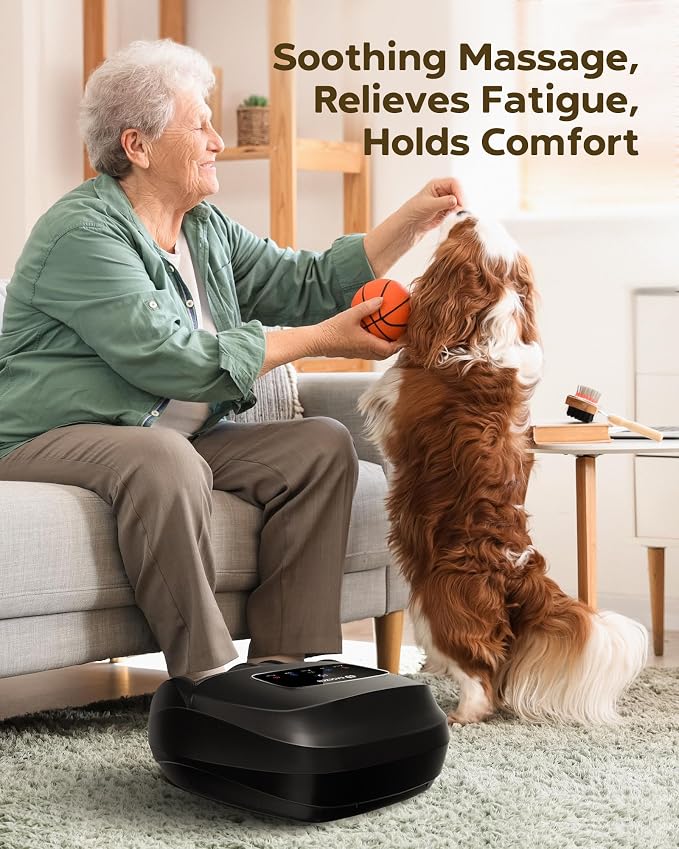 EaseZen Shiatsu Foot Massager Machine with Heat & Remote, 2026 Upgraded Deep Kneading, for Plantar Fasciitis, Neuropathy, FSA Eligible, Birthday Gifts for Women Mom Men Dad, Up to Foot Size 14 - Image 8