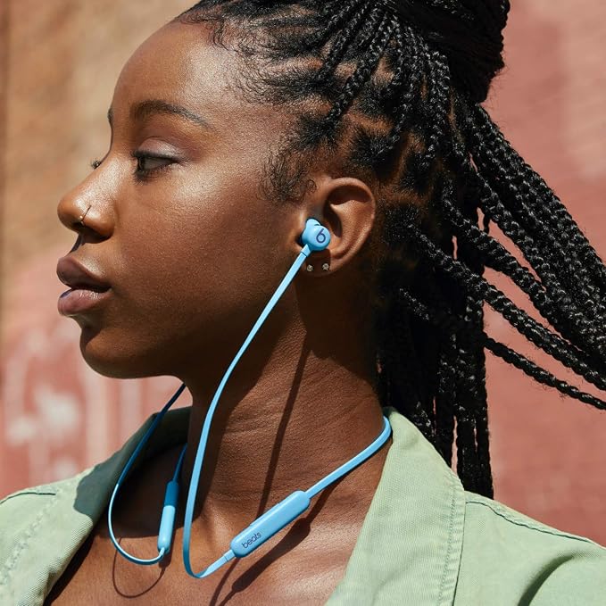 Beats Flex with Apple 20W USB-C Power Adapter - Flame Blue - Image 4