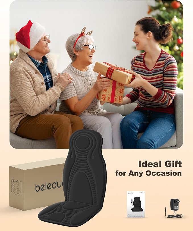 Beleduc Back Massager Chair Pad, Gift for Women Men - Image 8