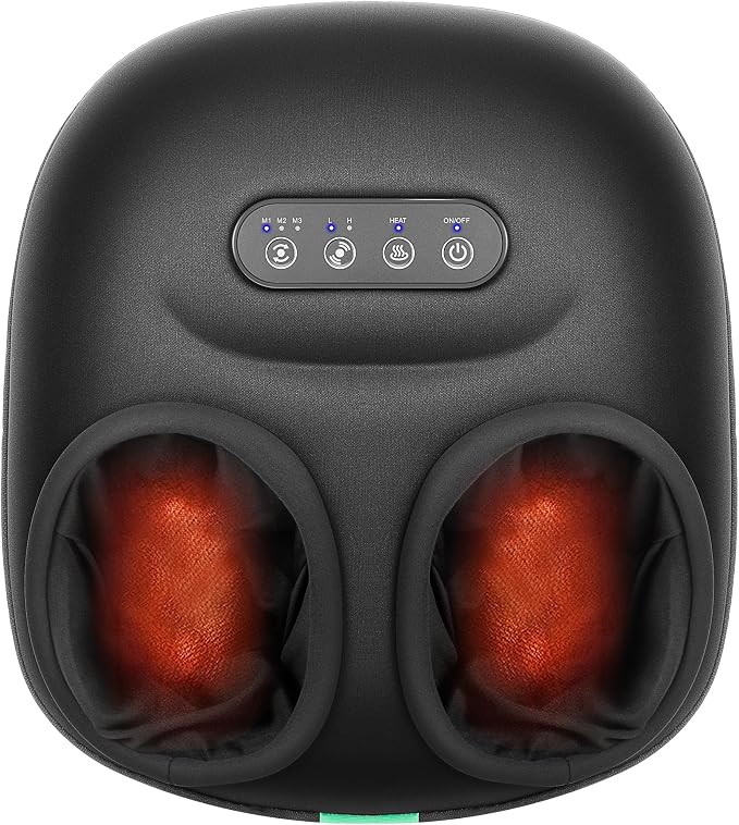 Medcursor Foot Massager with Heat, 2026 Upgraded Shiatsu Foot Massagers for Delivers Pain Relief, Tired, Plantar Fasciitis, Adjustable Air Pressure, Fits Up to 13" by Medcursor