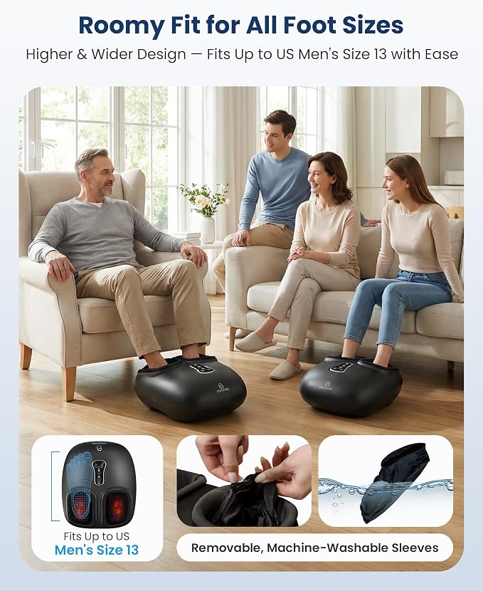 COMFIER 2026 Shiatsu Foot Massager with Heat, FSA Eligible Items Only List - Image 6