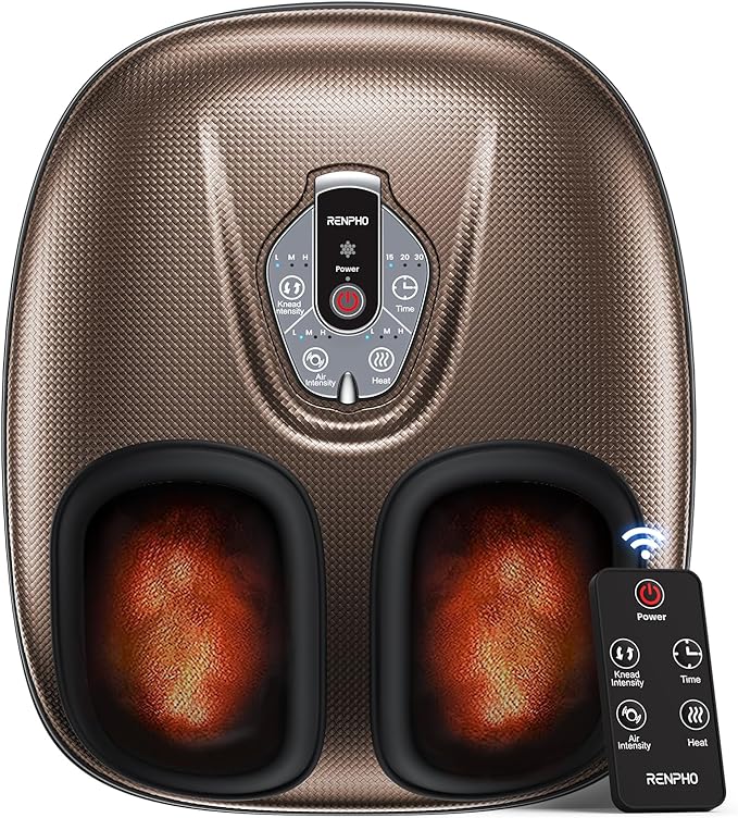 RENPHO Shiatsu Foot Massager with Heat & Kneading for Plantar Fasciitis by Unknown