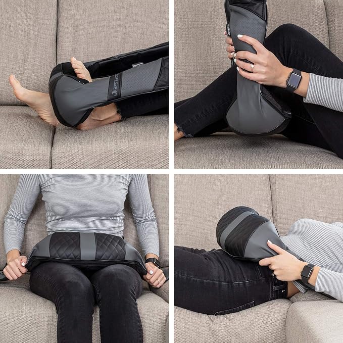 RESTECK Massagers for Neck and Back with Heat - Deep Tissue 3D Kneading Pillow, Electric Shiatsu Shoulder Massage, Foot, Legs,Body - Relieve Muscle Pain - Office, Home & Car - Image 7