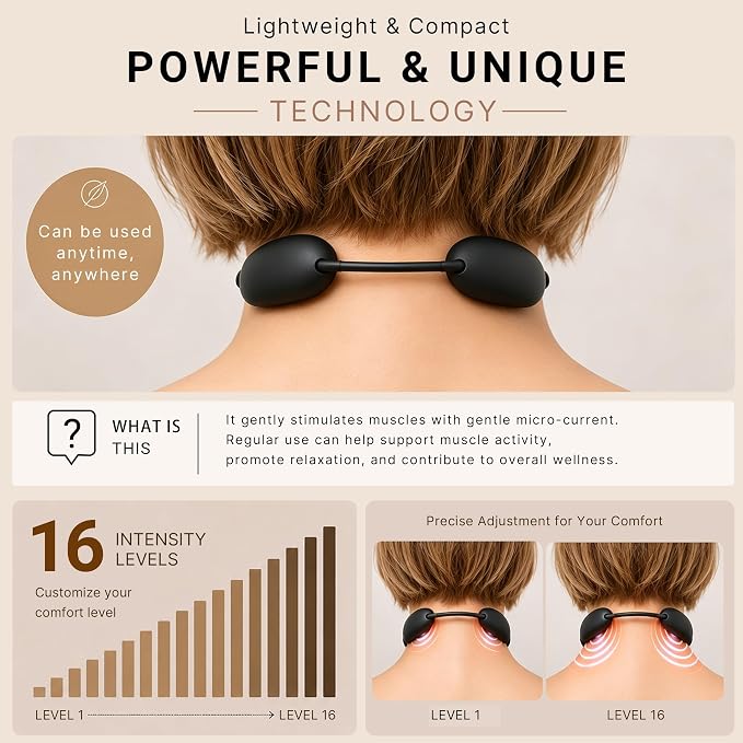 Neck Massager Relaxer for Men and Women, Pendant Neck Relaxer - Image 3