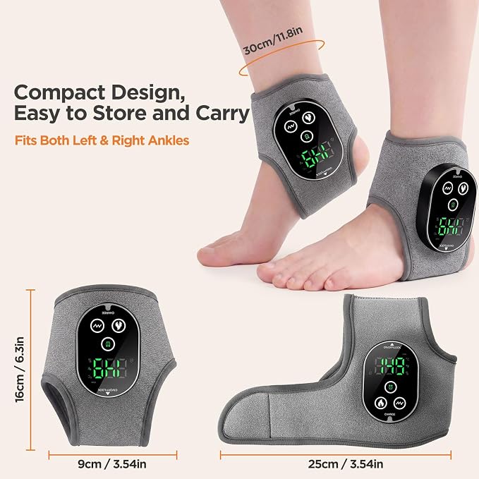 Cordless Foot Massager for Neuropathy Ankle Heating Pad with Massager - Image 5