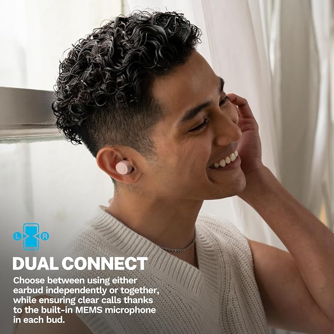 JLab Go Air Pop+ Tones True Wireless Earbuds, in Ear Headphones, Bluetooth Earphones, 35H Playtime Ear Buds, Bluetooth Earbuds with Microphone, USB-C Charging Case, Dual Connect, EQ3 Sound, (474 C) - Image 4