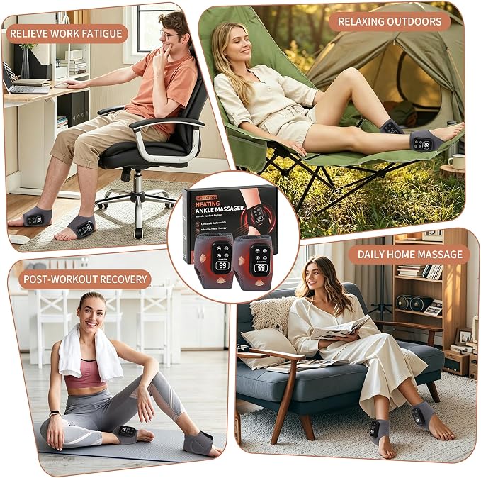 Foot Renew Massager for Neuropathy Cordless Ankle Massager - Image 8