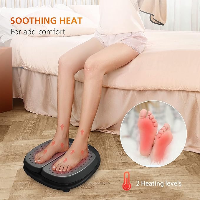 Snailax Vibration Foot Massager with Heat, Remote Control - Image 3