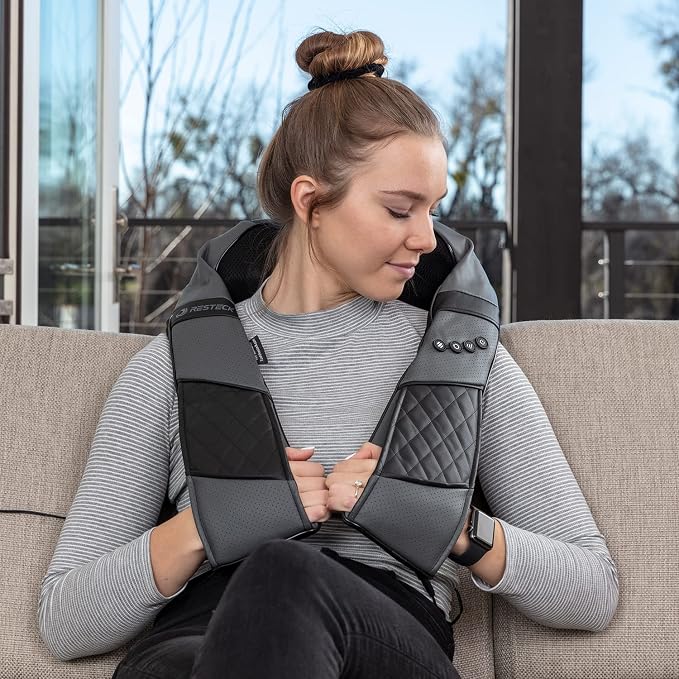 RESTECK Massagers for Neck and Back with Heat - Deep Tissue 3D Kneading Pillow, Electric Shiatsu Shoulder Massage, Foot, Legs,Body - Relieve Muscle Pain - Office, Home & Car - Image 5