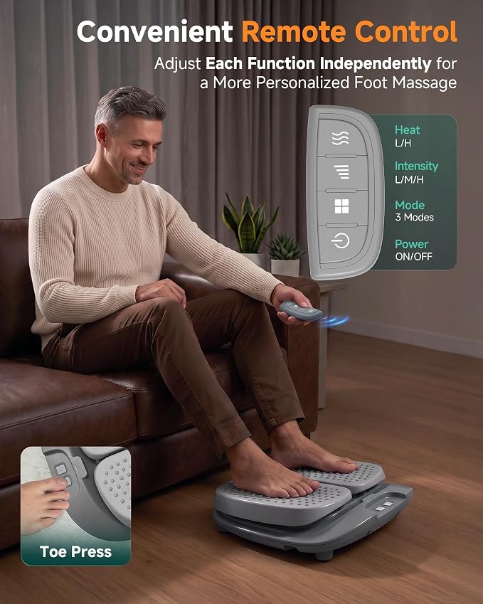 Vibration Foot Massager with Heat for Women Men, Home & Office - Image 5