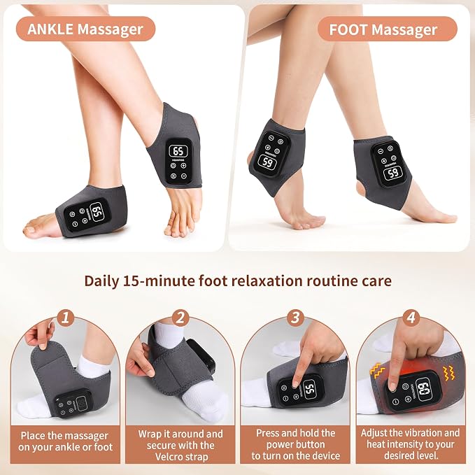 Foot Renew Massager for Neuropathy Cordless Ankle Massager - Image 3