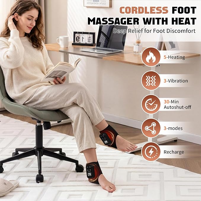 Foot Renew Massager for Neuropathy Cordless Ankle Massager - Image 5