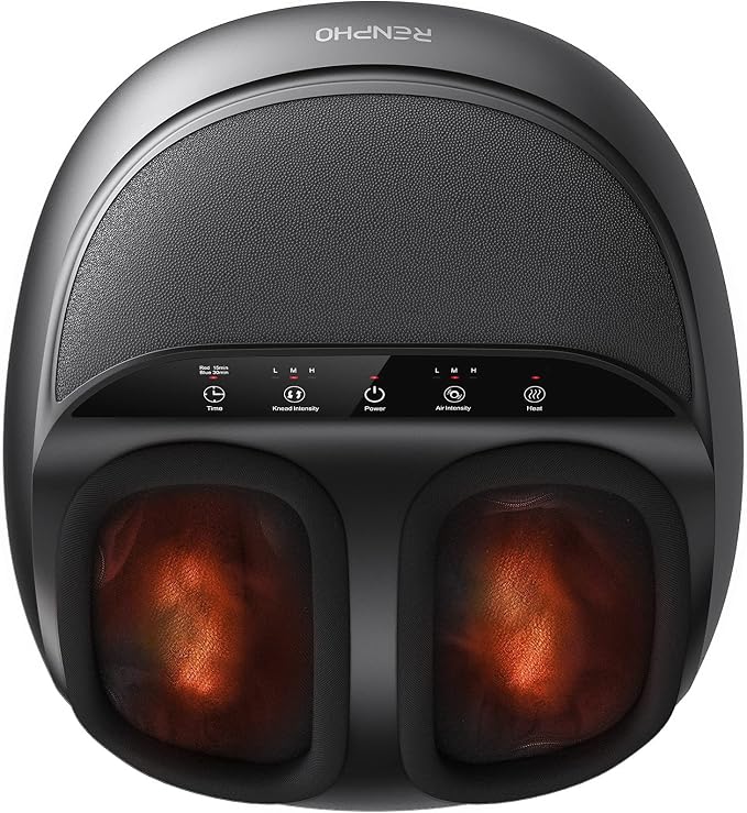 RENPHO Full Foot Massager with Heat, Deep Shiatsu for Plantar Fasciitis by RENPHO