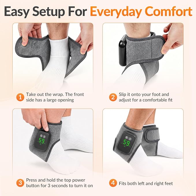 Foot Renew Triple Method Massager with Heat & Vibration 2 Pack - Image 4