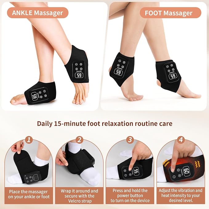 Foot Renew Massager for Neuropathy Cordless Ankle Massager - Image 6