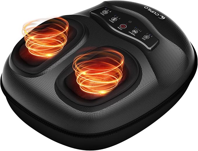 CuPiLo Shiatsu Foot Massager with Heat for Plantar Fasciitis and Neuropathy by CUPILO