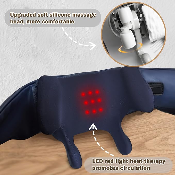 Joyset Cordless Neck Massager with Heat, Shoulder Massager for Pain Relief - Image 6