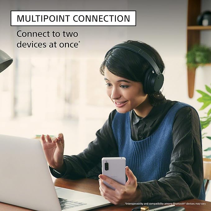 Sony WH-CH720N Wireless Noise Cancelling Over-Ear Headphones, Pink | Comfortable Lightweight Design, Dual Noise Sensor technology, Up to 35 Hrs Battery with Quick Charging, Multipoint Connection - Image 6