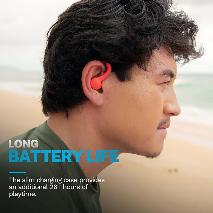 JLab, Go Sport+, True Wireless Workout Earbuds, Bluetooth Sport Earbuds, Clear Calling, Coral - Image 3