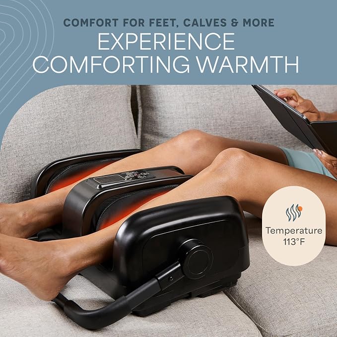 LifePro SoleSerene Foot Massager Shiatsu Heated Feet Massage Machine Device - Image 2