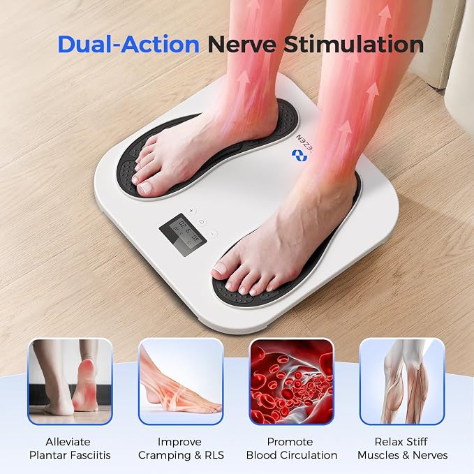 EaseZen EMS Foot Massager for Neuropathy, Plantar Fasciitis and Pain Relief - Image 3