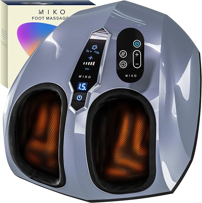 MIKO Shiatsu Foot Massager with Heat and Air Compression by Miko