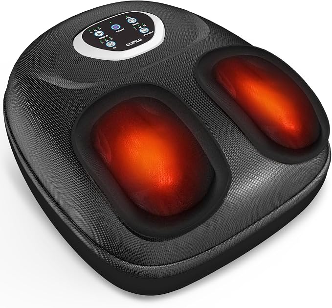 CuPiLo FSA Eligible Foot Massager with Heat for Tired Feet & Neuropathy by CUPILO