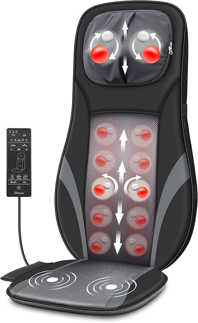 Snailax Shiatsu Back Massager, Massage Chair Full Body by Snailax