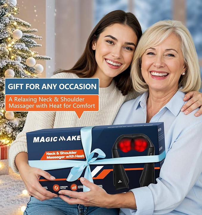 Neck Massager for Pain Relief Deep Tissue with Heat, Gifts for Women Men - Image 8