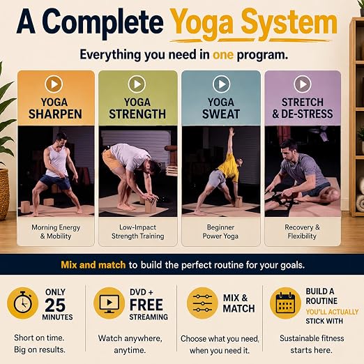 Yoga Boost – Beginners Yoga for Men & Women For Those Who Don't Normally Do Yoga | Build Strength, Improve Mobility & Soothe Sore Muscles, Even If You Can't Touch Your Toes | For Stiff Bodies & Busy Lives Of All Ages - Image 4