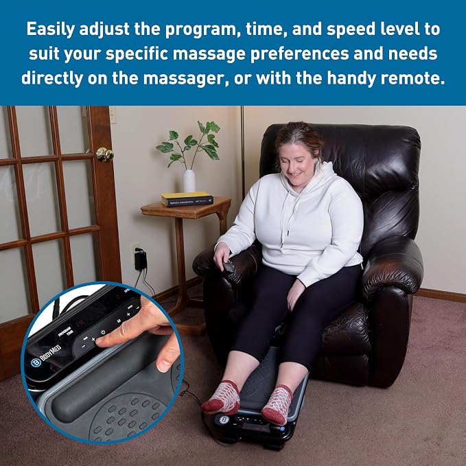 BodyMed Foot Massager | Deep Tissue Vibration Massage Therapy | At-Home Massager with Remote Control | Fast Relief from Neuropathy, Plantar Fasciitis, Improves Circulation - Image 7