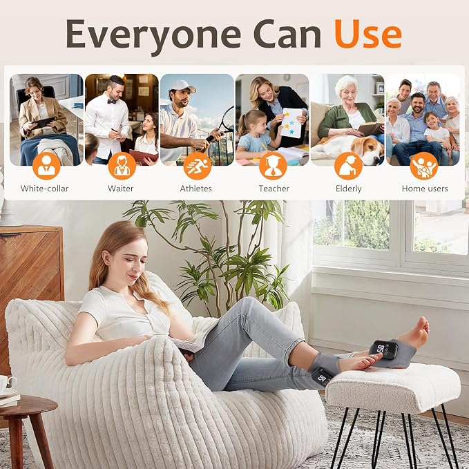 Foot Renew Massager 2026, Portable Foot Massage with Vibration & Heat, 2Pcs - Image 9