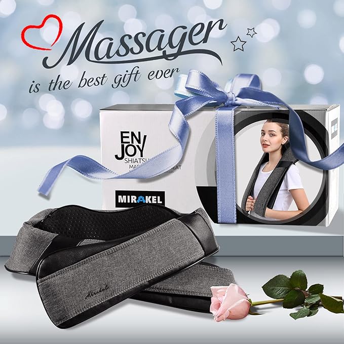 Shiatsu Neck and Back Massager with Heat for Pain Relief Deep Tissue Gifts - Image 7