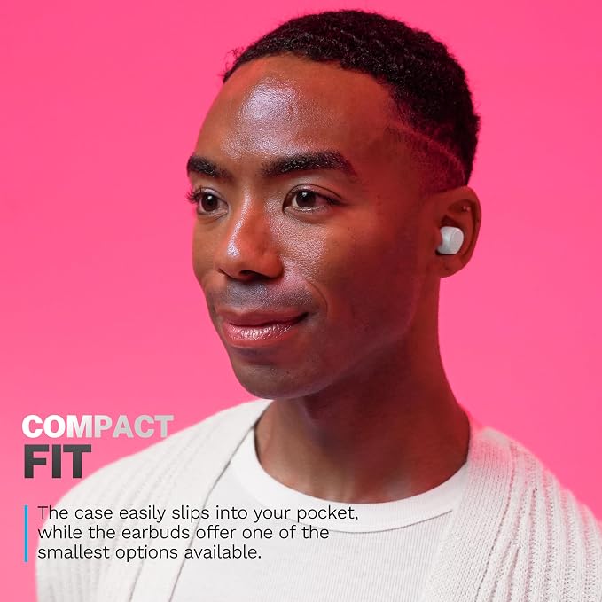 JLab Go Air Pop+ True Wireless Earbuds, in Ear Headphones, Bluetooth Earphones, 35H Playtime Ear Buds, Bluetooth Earbuds with Microphone, USB-C Charging Case, Dual Connect, EQ3 Sound, Cloud White | Wireless Earphones, IP55 True Wireless Earbuds with Mi... - Image 6