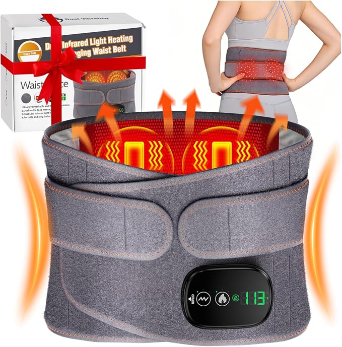 Cordless Heating Pad for Lower Back Pain Relief by Trunsif