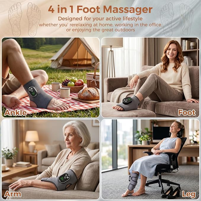 Cordless Foot Renew Triple Method Massagers Foot Massager-1 Piece - Image 2