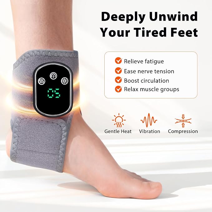 UOTT Foot and Ankle Renew Triple Method Massager with Heat and Vibration - Image 2
