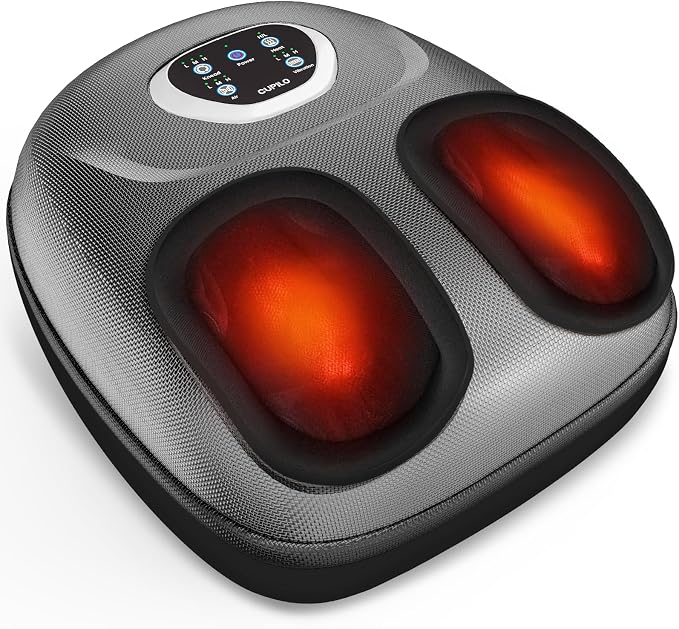 CuPiLo FSA Eligible Foot Massager with Heat for Tired Feet & Neuropathy by CUPILO