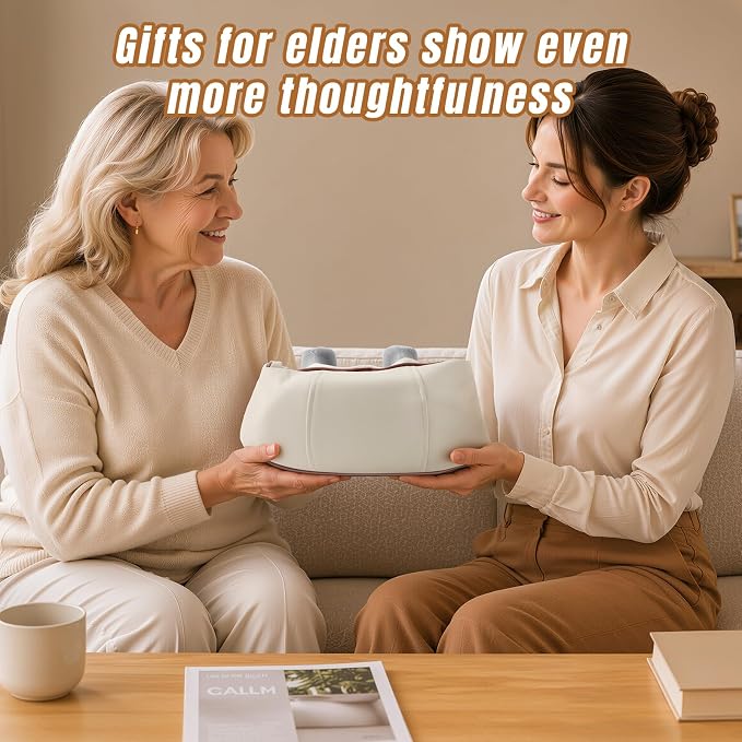 6 Nodes Cordless Neck & Shoulder Massager - Hands-Free Wearable Massage - Image 8