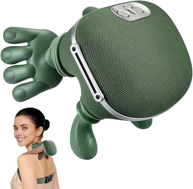 Heated Neck Massager Electric Shoulder and Back Tissue Massager by SAILIFE